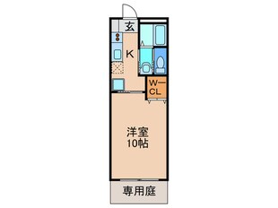 ミ－ティスの物件間取画像